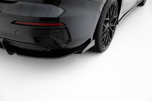 Maxton Design ''Street Pro'' difuzory pod boční prahy s křidélky pro Audi A3 8Y, plast ABS bez povrchové úpravy, Sedan