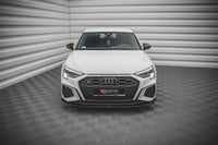 Maxton Design "Street Pro" spoiler pod přední nárazník pro Audi A3 8Y, plast ABS bez povrchové úpravy, S-Line