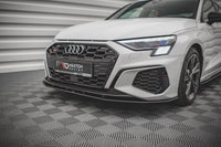 Maxton Design "Street Pro" spoiler pod přední nárazník pro Audi A3 8Y, plast ABS bez povrchové úpravy, S-Line