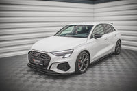 Maxton Design "Street Pro" spoiler pod přední nárazník pro Audi A3 8Y, plast ABS bez povrchové úpravy, S-Line