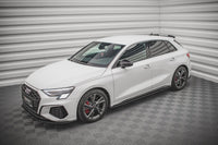 Maxton Design "Street Pro" difuzory pod boční prahy pro Audi A3 8Y, plast ABS bez povrchové úpravy, S-Line