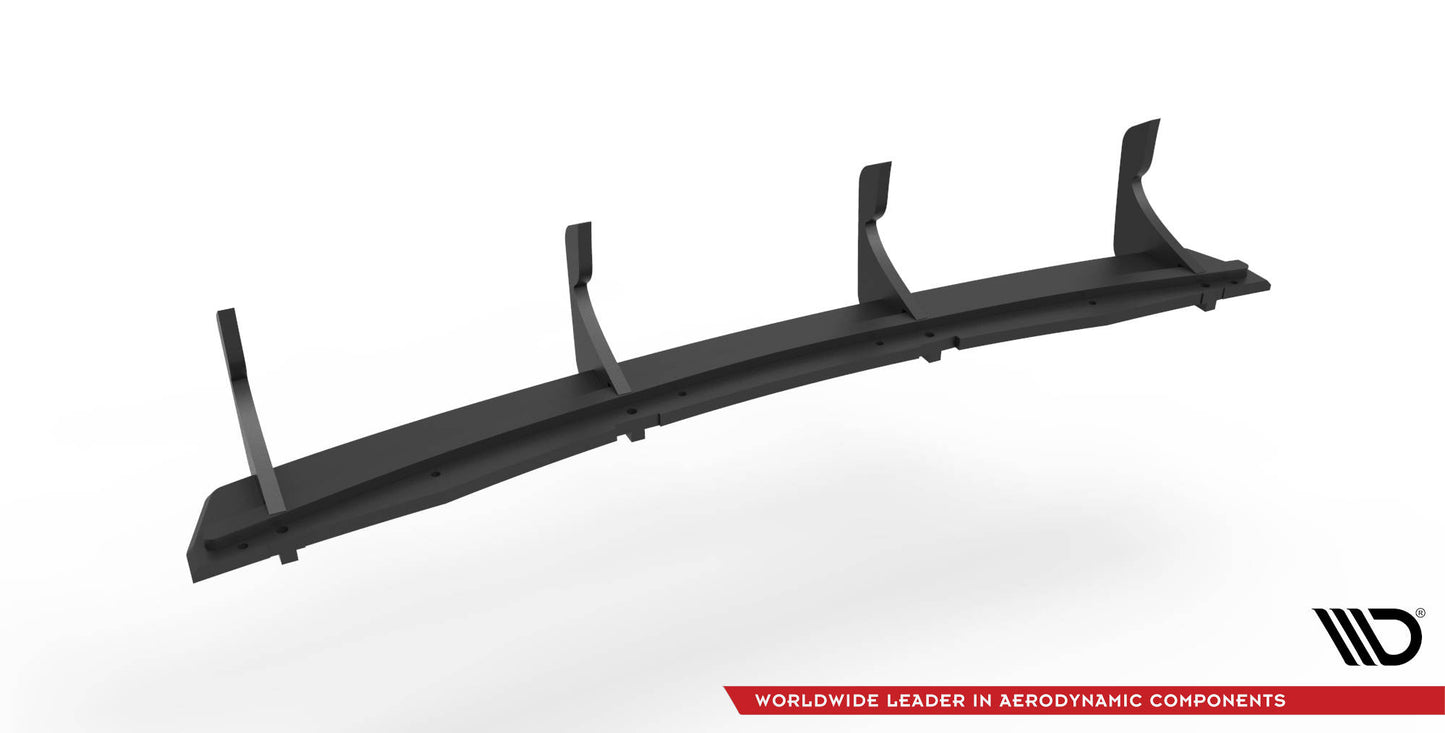 Maxton Design "Street Pro" difuzor zadního nárazníku pro Audi A4 B7, plast ABS bez povrchové úpravy, S-Line