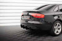 Maxton Design "Street Pro" difuzor zadního nárazníku pro Audi A4 B8 FL, plast ABS bez povrchové úpravy