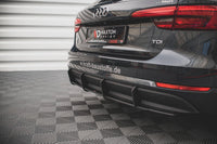 Maxton Design "Street Pro" difuzor zadního nárazníku pro Audi A4 B9, plast ABS bez povrchové úpravy