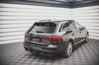 Maxton Design "Street Pro" difuzor zadního nárazníku pro Audi A4 B9, plast ABS bez povrchové úpravy