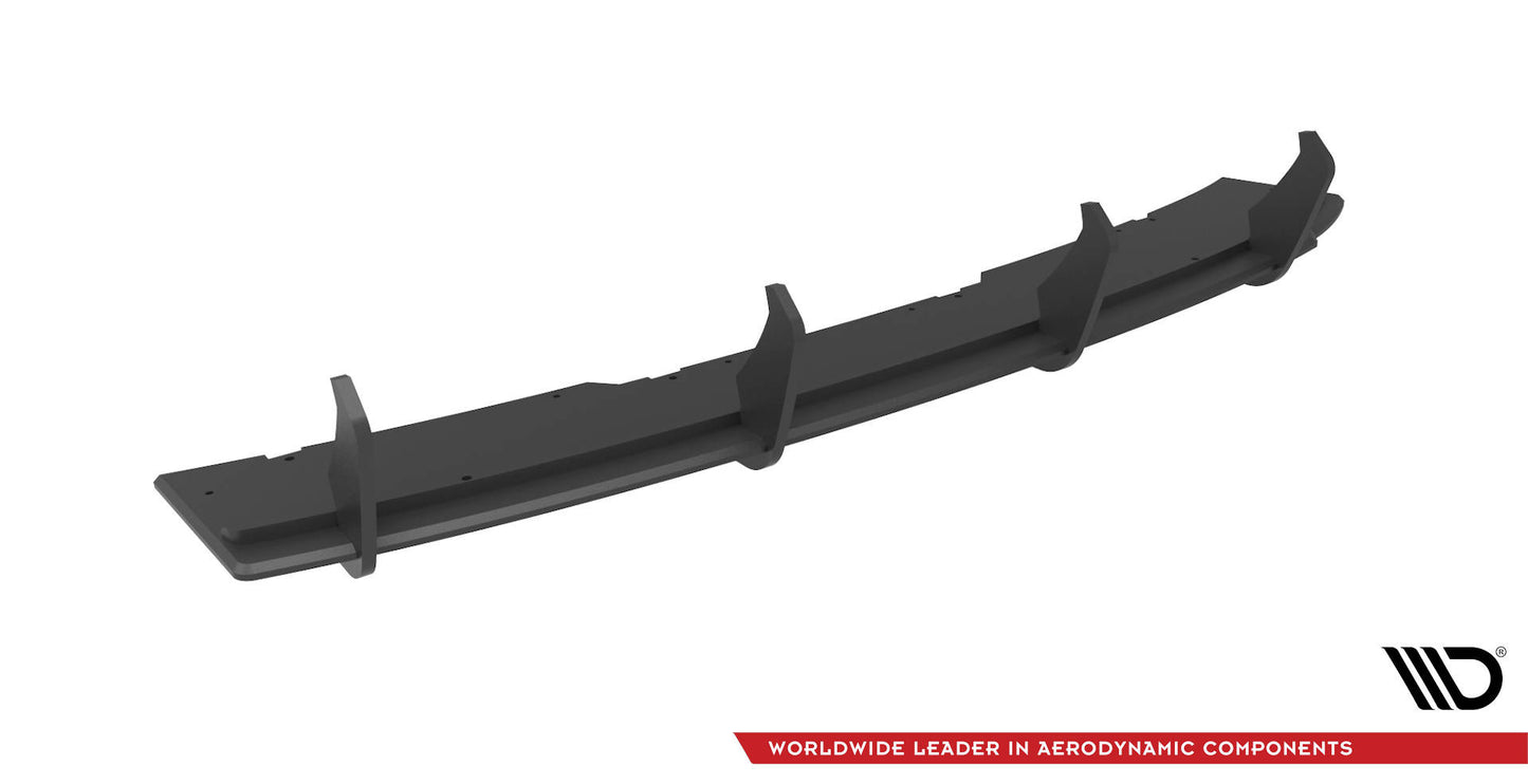 Maxton Design "Street Pro" difuzor zadního nárazníku pro Audi A4 B9, plast ABS bez povrchové úpravy
