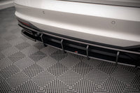 Maxton Design "Street Pro" difuzor zadního nárazníku pro Audi A4 B9 FL, plast ABS bez povrchové úpravy