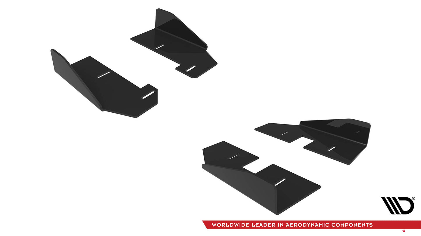 Maxton Design křidélka bočních difuzorů pro Audi A5 F5 Facelift, plast ABS bez povrchové úpravy, Sportback