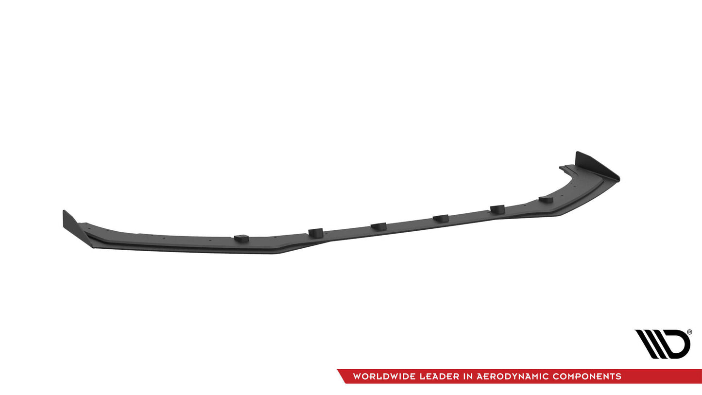 Maxton Design "Street Pro" spoiler pod přední nárazník s křidélky pro Audi A3 8V, plast ABS bez povrchové úpravy, S-Line Sedan
