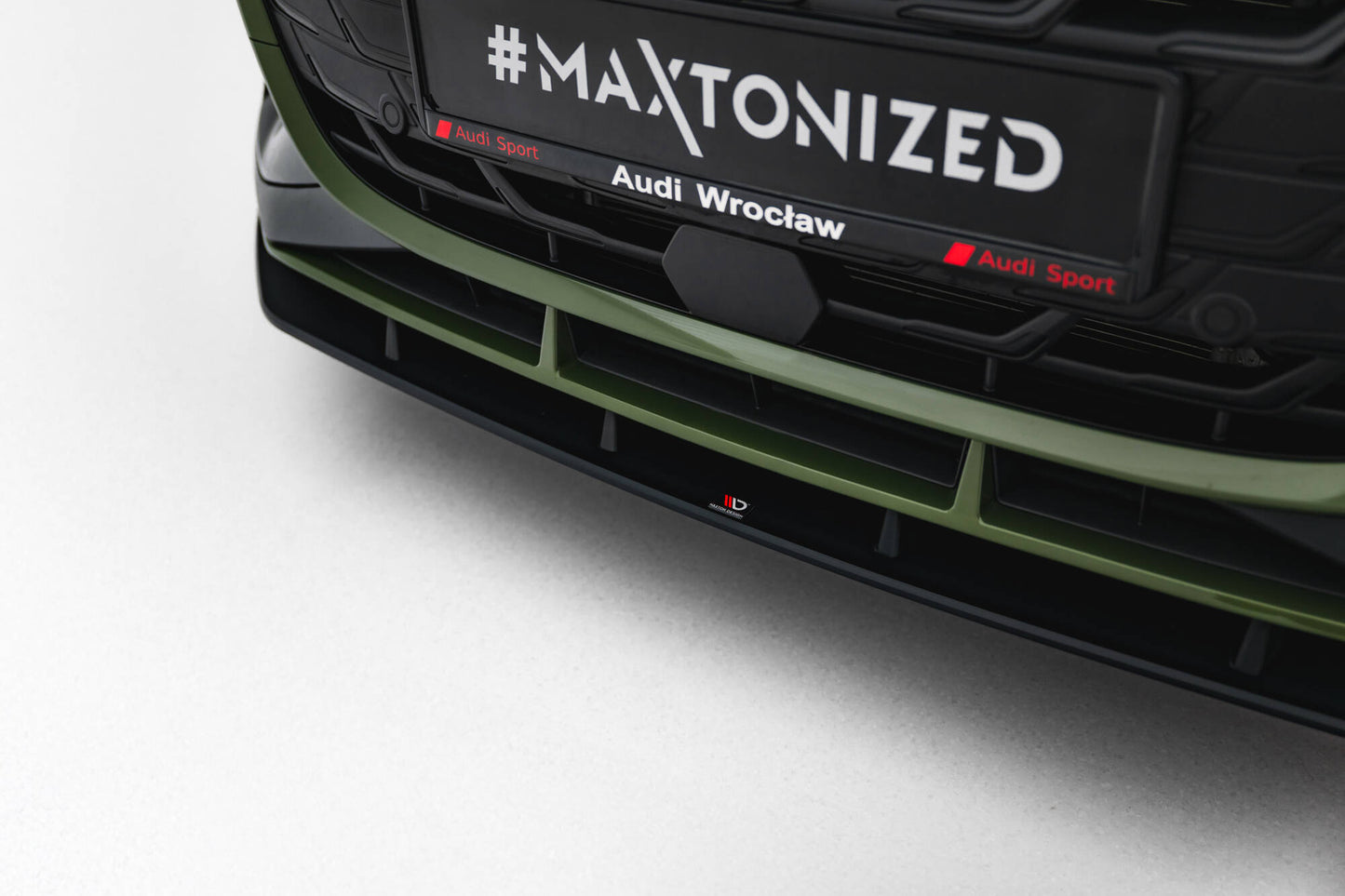 Maxton Design "Street Pro" spoiler pod přední nárazník pro Audi A3 8Y Facelift, plast ABS bez povrchové úpravy, S-Line / S-Line Sedan