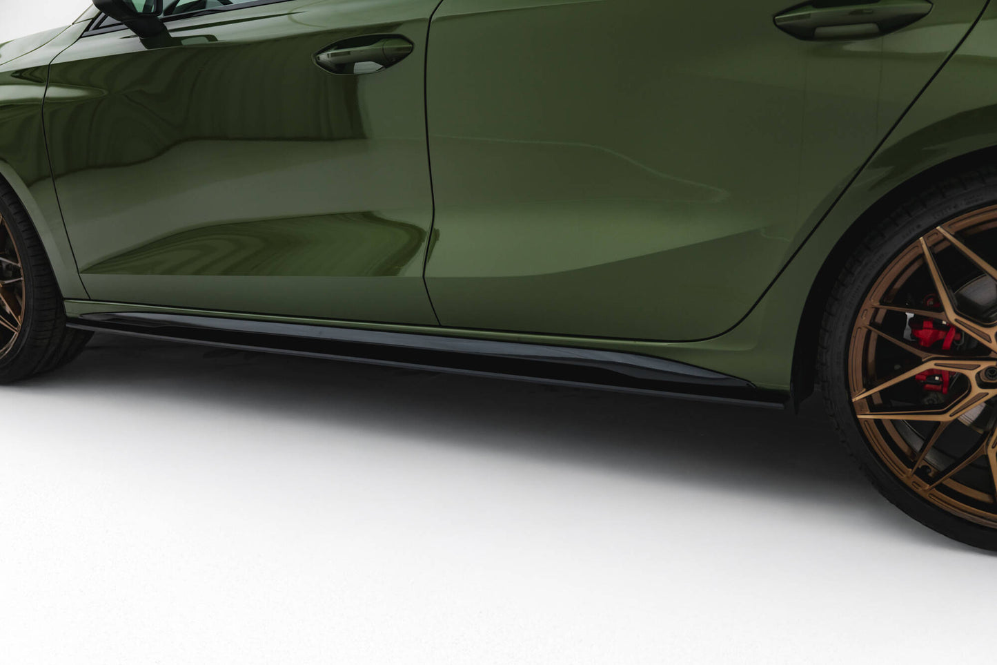 Maxton Design "Street Pro" difuzory pod boční prahy pro Audi A3 8Y Facelift, plast ABS bez povrchové úpravy, S-Line / S-Line Sedan