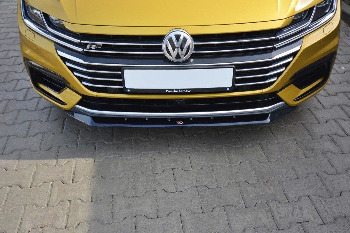 Maxton Design spoiler pod přední nárazník ver.2 pro Volkswagen Arteon, plast ABS bez povrchové úpravy