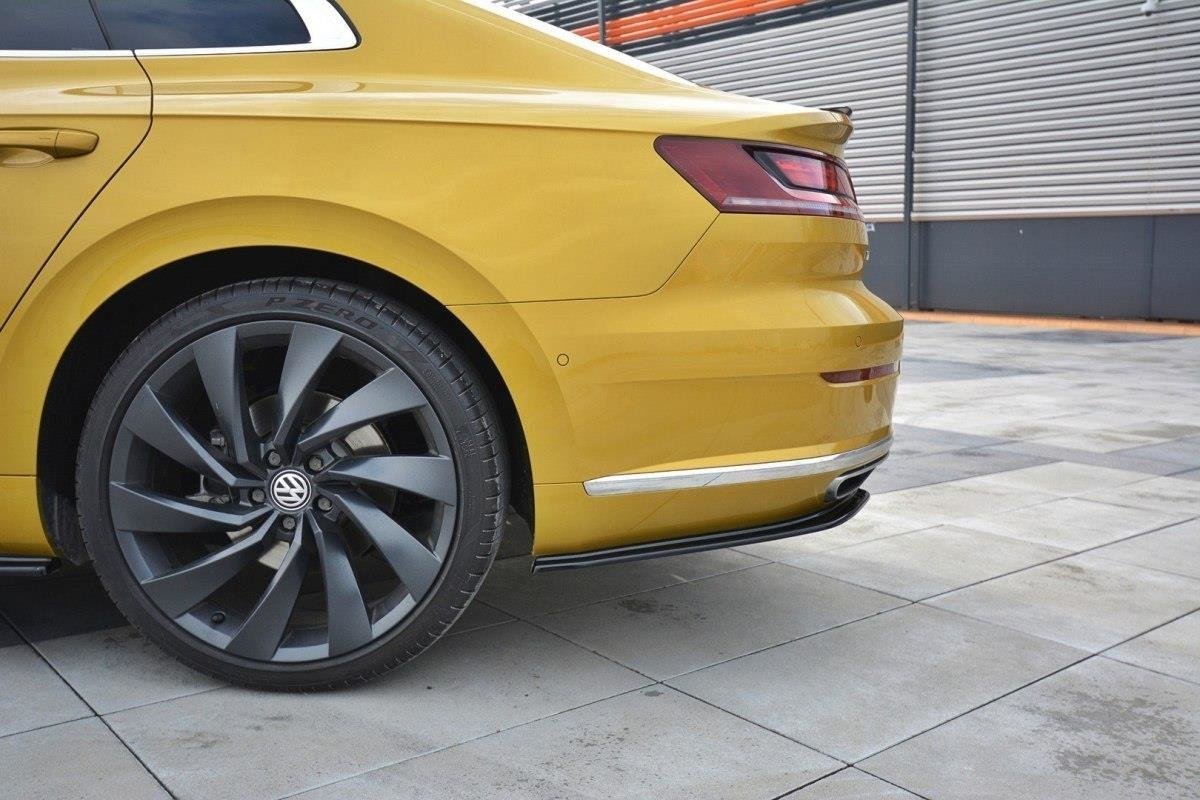 Maxton Design boční difuzory pod zadní nárazník pro Volkswagen Arteon, plast ABS bez povrchové úpravy