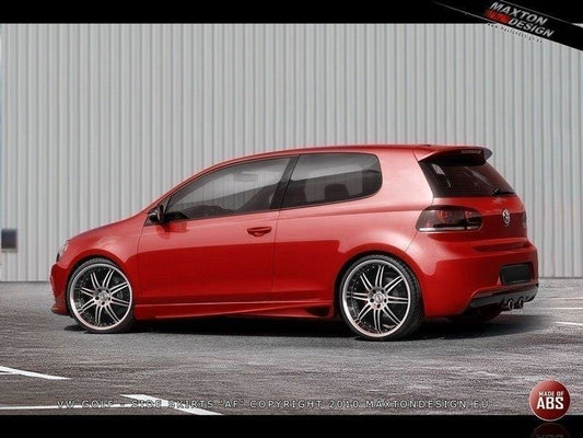 Maxton Design boční prahy pro Volkswagen Golf Mk6, plast ABS bez povrchové úpravy, AF