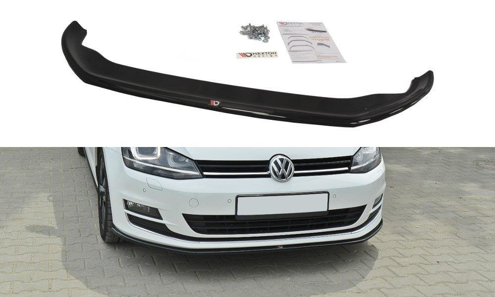 Maxton Design spoiler pod přední nárazník pro Volkswagen Golf Mk7, plast ABS bez povrchové úpravy