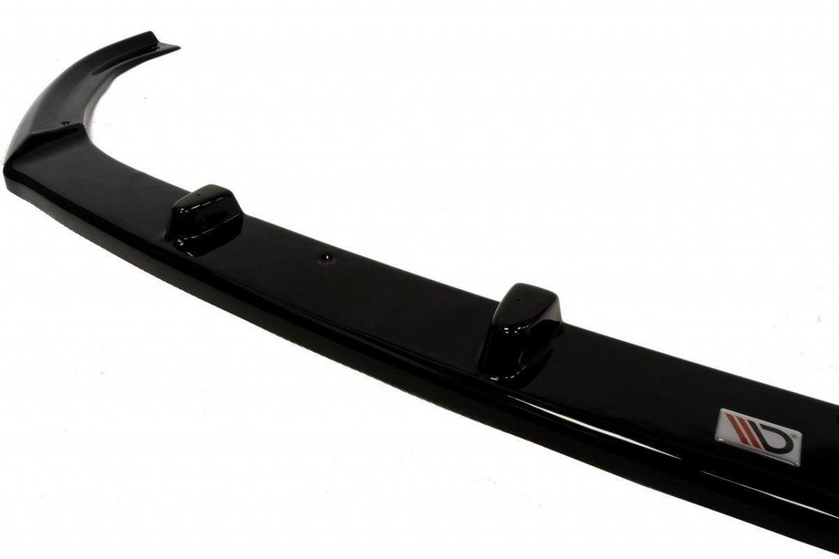 Maxton Design spoiler pod přední nárazník pro Volkswagen Golf Mk7, černý lesklý plast ABS, pro Sport pack