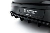 Maxton Design vložka zadního nárazníku pro Volkswagen Golf Mk8, černý lesklý plast ABS