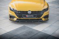 Maxton Design "Racing durability" spoiler pod přední nárazník pro Volkswagen Arteon, plast ABS bez povrchové úpravy
