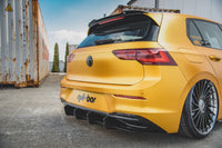 Maxton Design "Racing durability" zadní difuzor ver.2 pro Volkswagen Golf Mk8, plast ABS bez povrchové úpravy