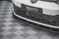 Maxton Design "Racing durability" spoiler pod přední nárazník pro Volkswagen Golf GTD Mk8, plast ABS bez povrchové úpravy