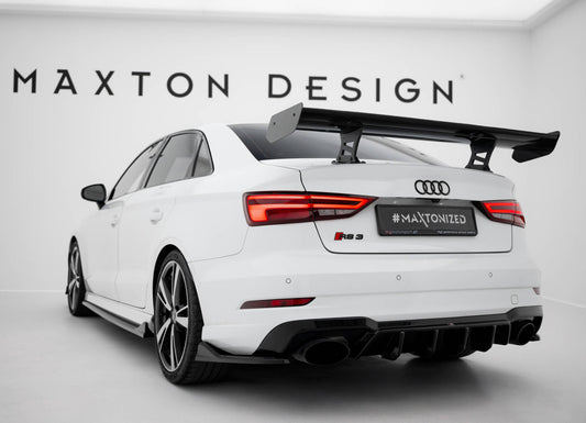Maxton Design zadní křídlo pro Audi A3/S3/RS3 8V, 8V FL, pravý karbon, Sedan