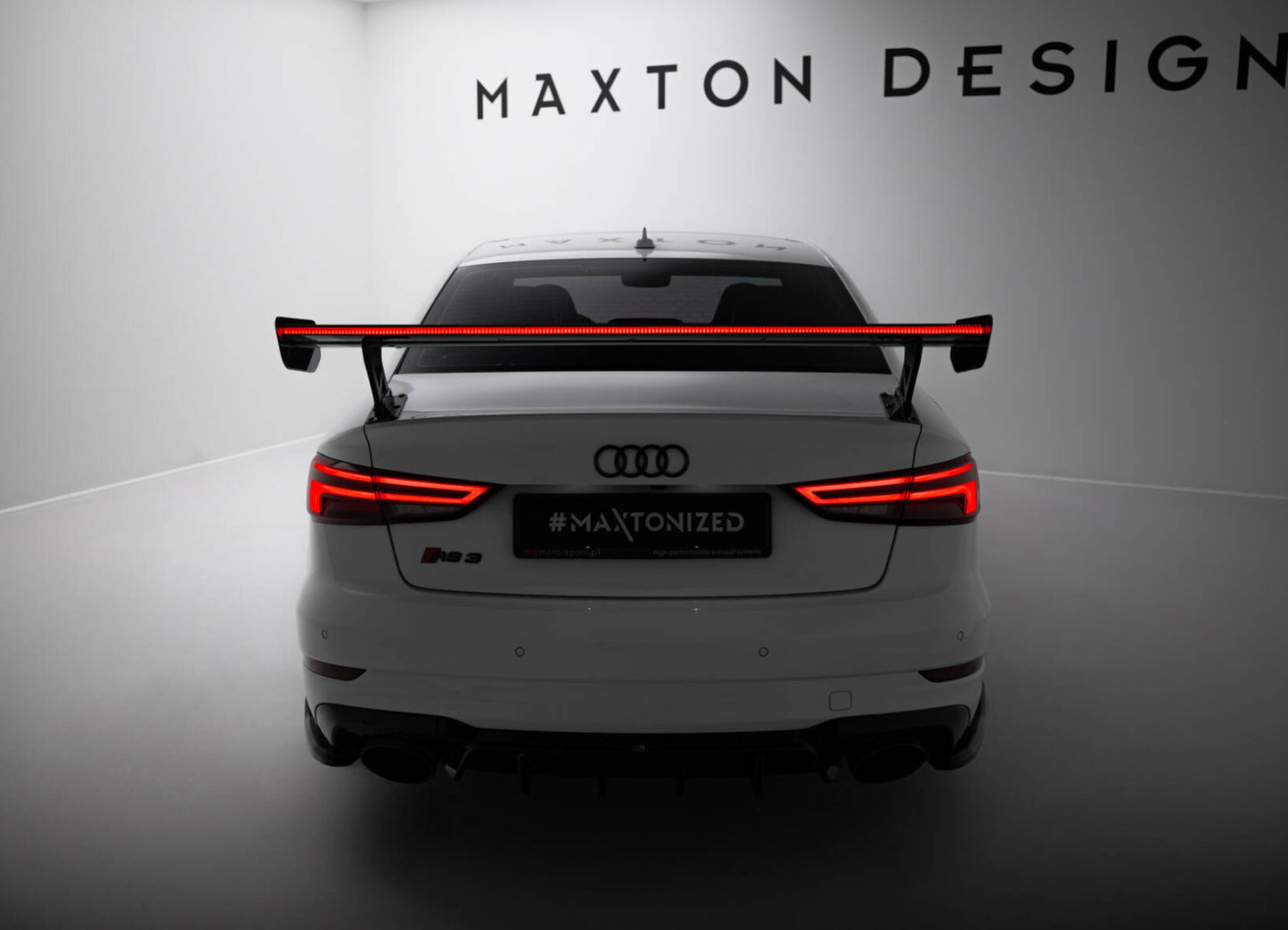 Maxton Design zadní křídlo pro Audi A3/S3/RS3 8V, 8V FL, pravý karbon, Sedan / S-Line Sedan