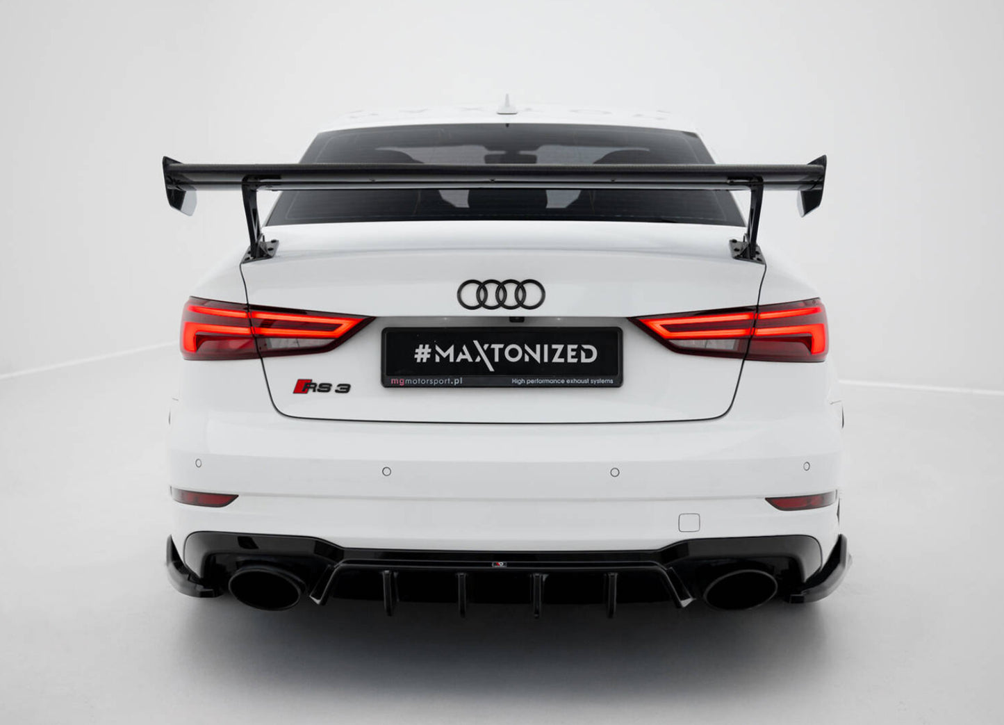 Maxton Design zadní křídlo pro Audi A3/S3/RS3 8V, 8V FL, pravý karbon, Sedan / S-Line Sedan