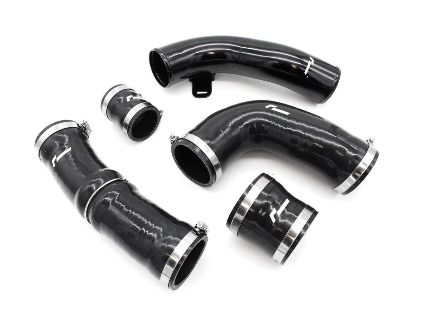 Racingline 5-dílná sada silikonových hadic a boost pipe k vedení tlakového vzduchu pro Audi RS3 8V/8Y a TTRS