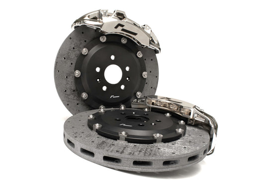 Racingline Stage 3+ karbon-keramický přední brzdový kit se 6-pístovými třmeny pro vozy Škoda platformy MQB a MQB EVO