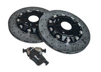 Racingline Stage 3+ karbon-keramické zadní kotouče s deskami pro vozy Seat platformy MQB a MQB EVO