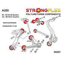 STRONGFLEX 021928A: Zadní spodní rameno - zadní silentblok SPORT pro Audi