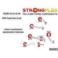 STONGFLEX 022010B: Přední stabilizátor - silentblok pro Audi