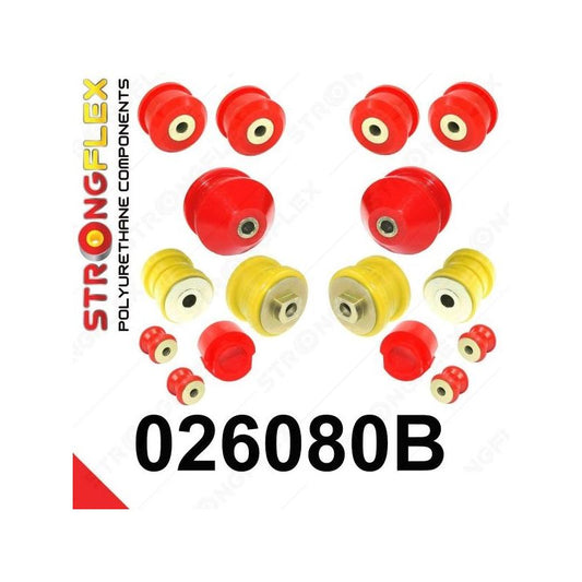 STRONGFLEX 026080B: Přední náprava - sada silentbloků pro Audi