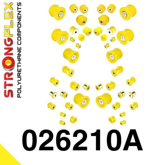 STRONGFLEX 026210A: Kompletní sada silentbloků SPORT pro Audi