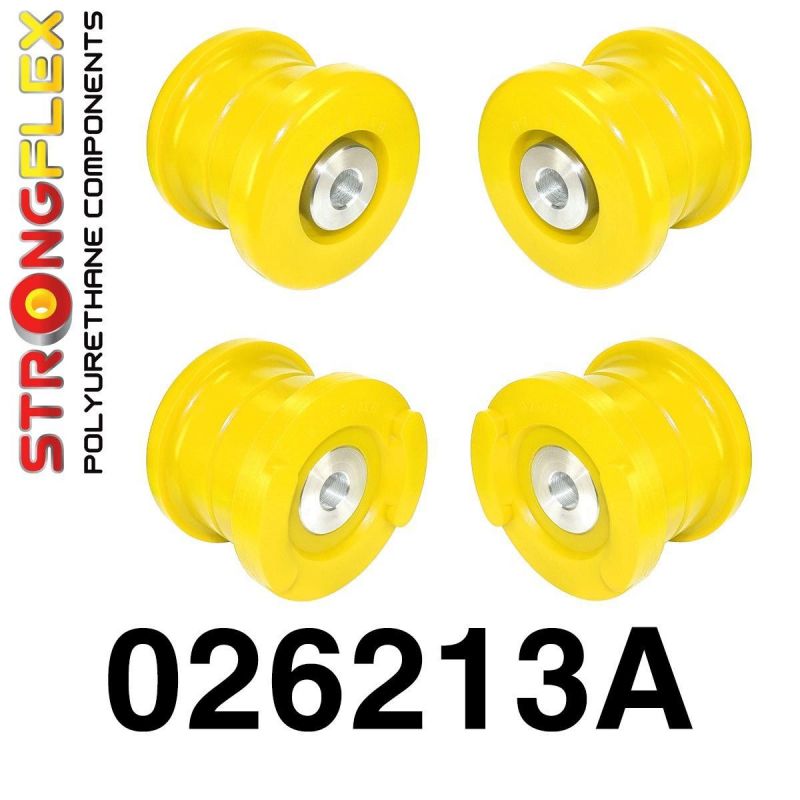 STRONGFLEX 026213A: Přední nápravnice - sada silentbloků SPORT pro Audi