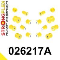 STRONGFLEX 026217A: Sada - silentbloky zadní nápravy SPORT pro Audi