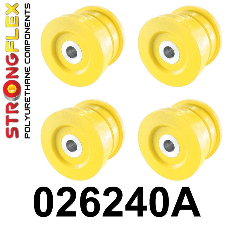 STRONGFLEX 026240A: Zadní nápravnice - SADA silentblokov SPORT pro Audi