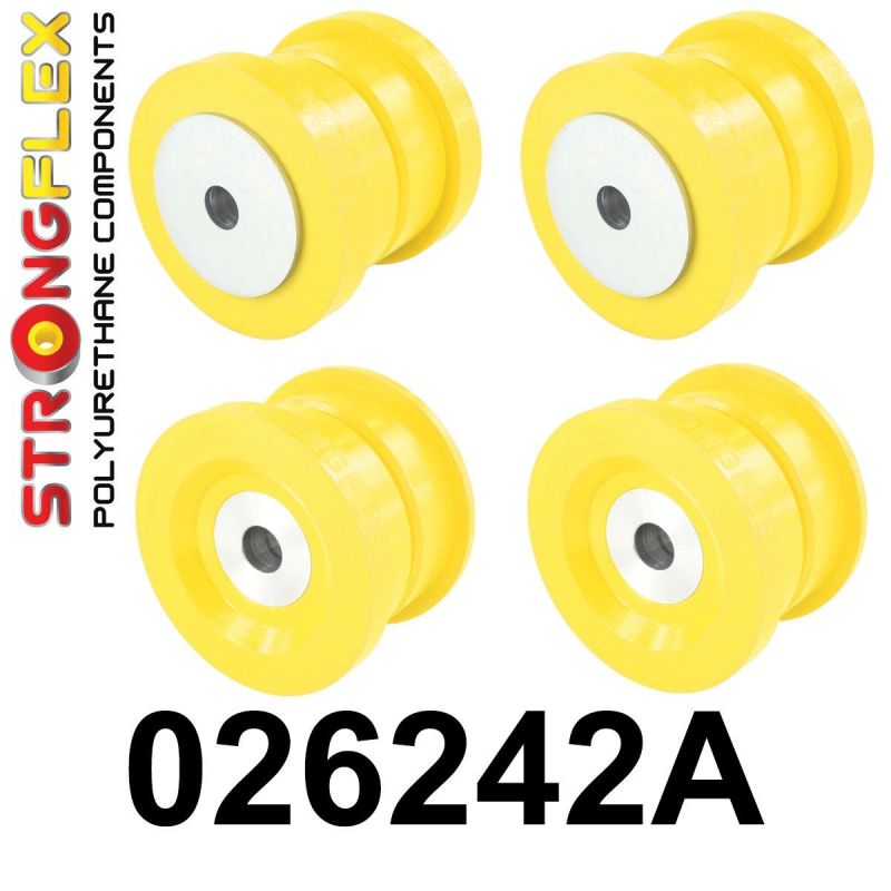 STRONGFLEX 026242A: Přední nápravnice - sada silentbloků SPORT pro Audi