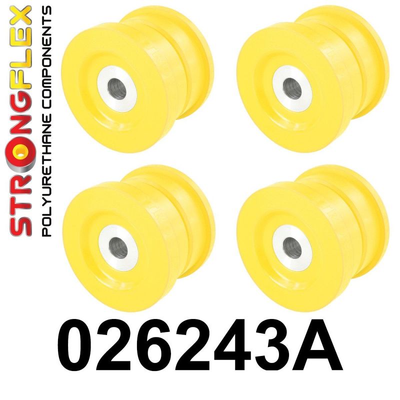 STRONGFLEX 026243A: Zadní nápravnice - sada silentbloků SPORT pro Audi