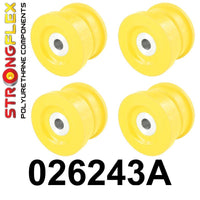 STRONGFLEX 026243A: Zadní nápravnice - sada silentbloků SPORT pro Audi