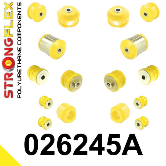 STRONGFLEX 026245A: Sada - silentbloky přední nápravy SPORT pro Audi