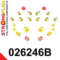 STRONGFLEX 026246B: Sada - silentbloky zadní nápravy pro Audi