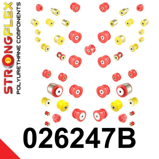 STRONGFLEX 026247B: Kompletní sada silentbloků pro Audi