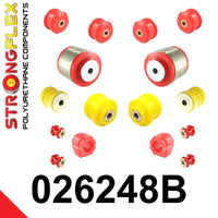 STRONGFLEX 026248B: Sada - silentbloky přední nápravy pro Audi