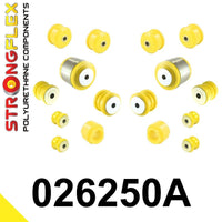 STRONGFLEX 026250A: Přední náprava - sada silentbloků SPORT pro Audi