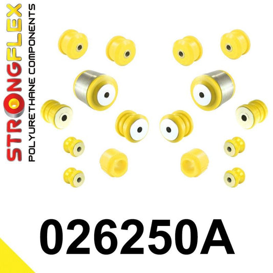 STRONGFLEX 026250A: Přední náprava - sada silentbloků SPORT pro Audi