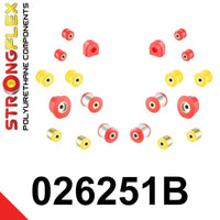 STRONGFLEX 026251B: Sada - silentbloky zadní nápravy pro Audi