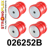 STRONGFLEX 026252B: Zadní nápravnice - SADA silentbloků pro Audi