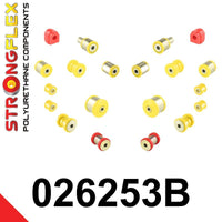 STRONGFLEX 026253B: Sada - silentbloky zadní nápravy pro Audi