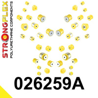 STRONGFLEX 026259A: Kompletní sada silentbloků SPORT pro Audi